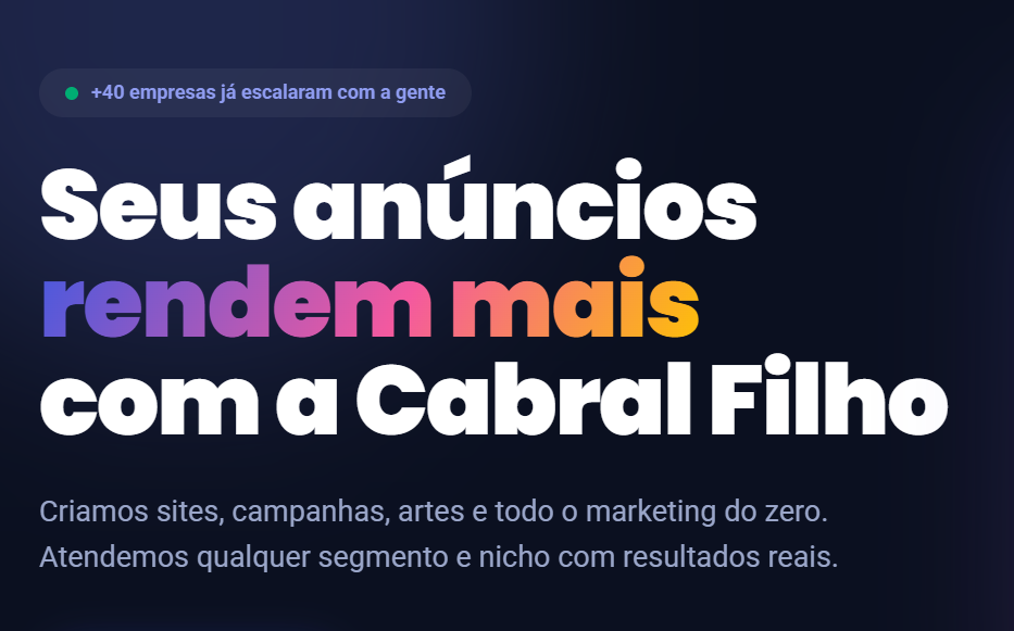 Logo de Cabral Filho studio